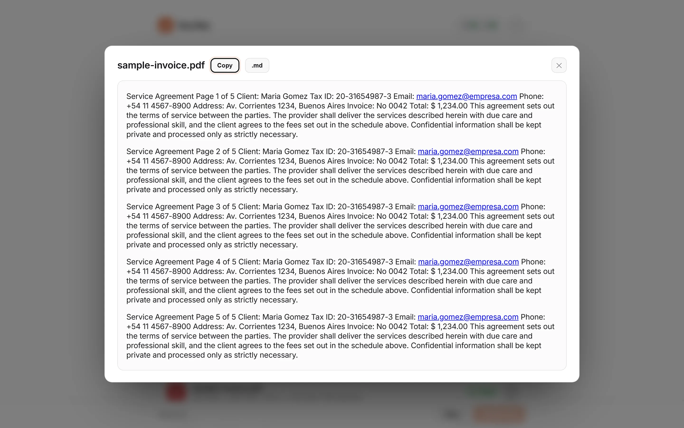 Clean Markdown out